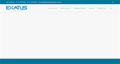 Desktop Screenshot of exatusassessoria.com.br